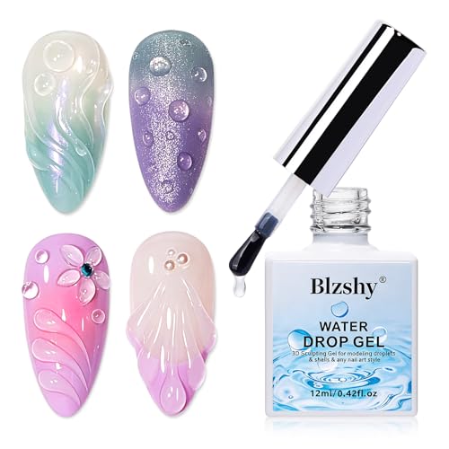 3D Water Droplet Gel Nail Polish - 12ML for Stunning Nail Art