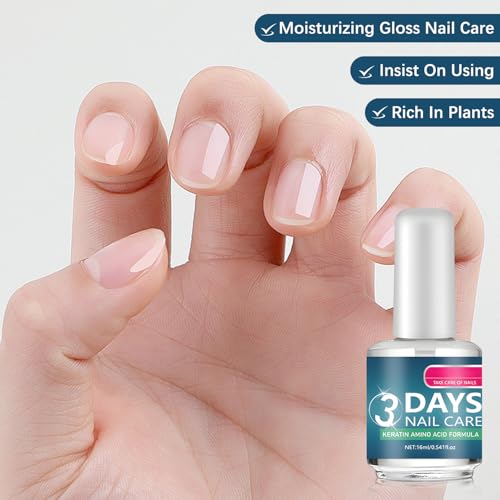 Keratin & Amino Acid Nail Treatment for Dry Weak Nails - 16ml (2 Pack)