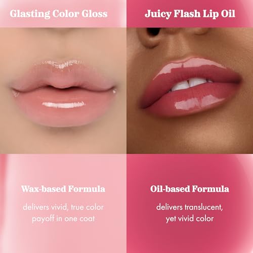 rom&nd Juicy Flash Lip Oil 05 Pear Beige - Hydrating Lip Gloss & Plumper