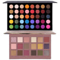 Prism Makeup 40 Shades Colorful Rainbow Eyeshadow Palette with 18 Colors Rosy Nudes Light Smokey Eyeshadow Palette
