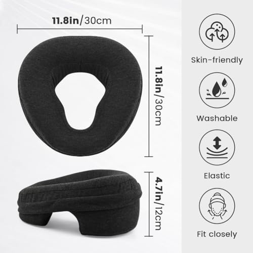 Kakalote Ergonomic Memory Foam Face Down Massage Pillow for Spa & Bed