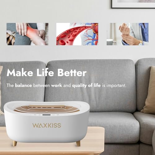 Waxkiss Paraffin Wax Machine for Hands & Feet - 4500ml Spa Bath Kit
