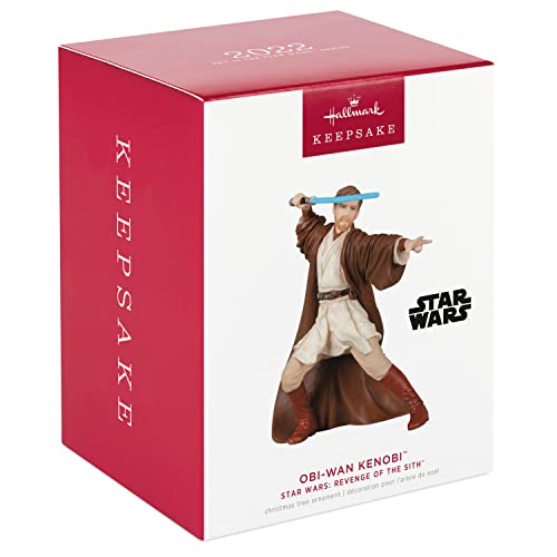 Hallmark Keepsake Plastic, Christmas Ornament 2022, Star Wars: Revenge of The Sith OBI-Wan Kenobi