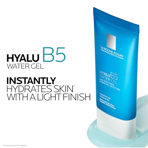 La Roche-Posay Hyalu B5 Water Gel Face Moisturizer, Lightweight Gel Moisturizer for Oily Skin with Hyaluronic Acid, Hydrating Facial Moisturizer, All Skin Tones, Non-Comedogenic Moisturizer for Face