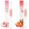 Cuticle Oil Pen Duo - Peach & Strawberry Flavors, Hydrating Nail Care