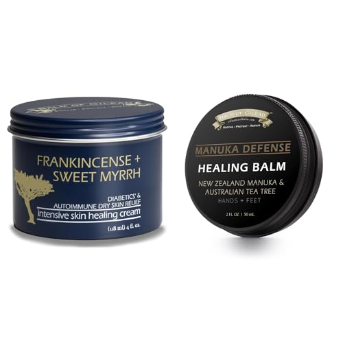 BALM OF GILEAD Foot Healing Cream ? Tea Tree Balm - Intensive Moisture for Itchy Feet - Synergistic Action, Deeply Nourishing, Relieving
