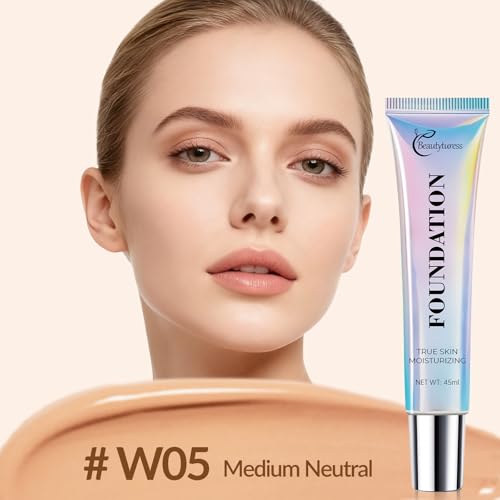 Hydrating Liquid Foundation 45ml - Medium Coverage with Hyaluronic Acid