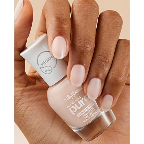 Sally Hansen Good. Kind. Pure. Vegan Clear Nail Polish Top Coat, 16-Free
