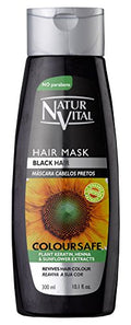 Black Hair Color Mask - Henna Extract Repair & Shine 300ml