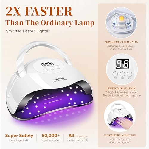36 Colors Gel Nail Polish Kit with UV Lamp and Electric Nail Drill