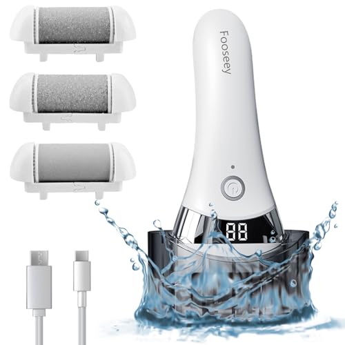 Electric Foot Callus Remover with 3 Heads & 3 Speeds