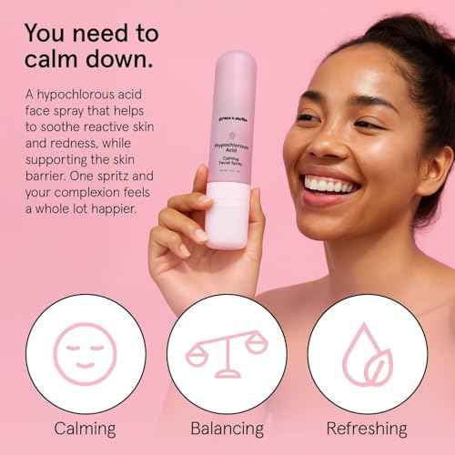 grace & stella Hypochlorous Acid Spray for Face - Body Acne Spray - Gentle Face Mist to Calm Redness & Flare-Ups Back Acne - Soothing Facial Mist for Sensitive Skin - Travel Size (60 ml/2 fl oz)
