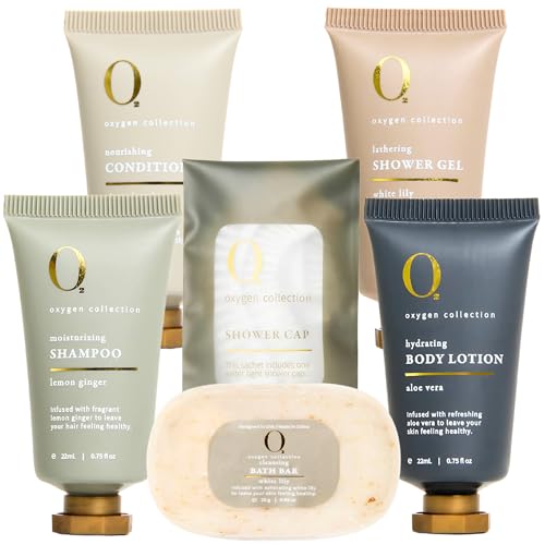 O2 Oxygen Hotel Toiletries Bulk Set 150-Pack Guest Amenities