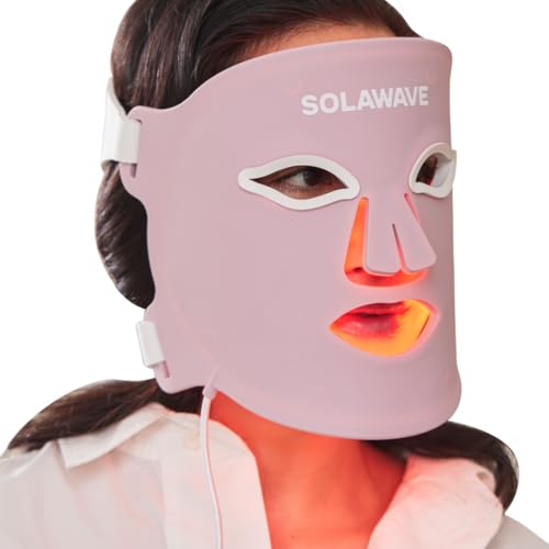 Solawave Light Therapy Face Mask - 4 Wavelengths, FDA-Cleared