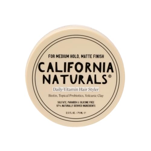 California Naturals Daily Vitamin Hair Styler for Frizzy Curly Hair, 2.5 oz