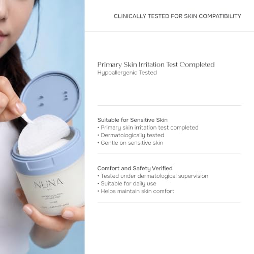 NUNA Ginseng Collagen Essence Pads - 70 Count