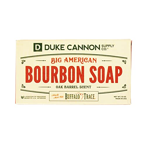 Duke Cannon Big Brick of Soap 3-Pack ? Bourbon ? Men¡¯s Heavy Duty Soap, Natural Ingredients, Long-Lasting, Rich Masculine Scent, 10 oz Each