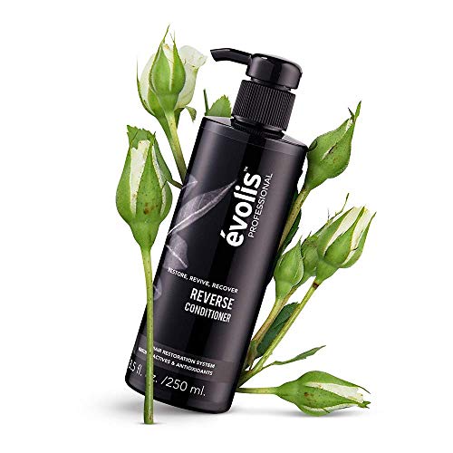 évolis REVERSE Conditioner - Stimulating Conditioner for Weak, Thinning Hair - Fortifying Keratin Protein Conditioner for Hair Growth - Color-Safe Sulfate Free (8.5 Fl Oz)