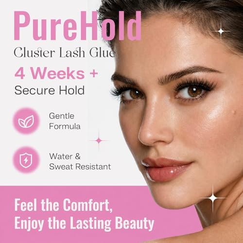 CALAILIS Lash Cluster Glue & Remover Kit - Extra Strong Hold, Long Lasting 4+ Weeks, Gentle Aloe Formula, Professional-Quality Eyelash Extension Kit