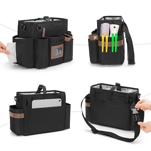 BAFASO Insulated Hairdresser Bag with Shoulder Strap & Waist Belt