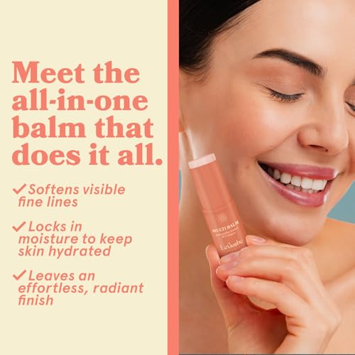 All-in-One Face Balm Stick - Under Eye Brightener & Anti-Aging Moisturizer with Salmon Roe & Collagen - For Fine Lines & Wrinkles