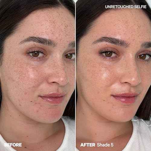 Milk Makeup Hydro Grip Hydrating Gel Skin Tint – 12HR Lightweight Buildable Coverage with Hyaluronic Acid for Natural Dewy Finish – Non-Comedogenic – 5 Light w/Neutral Undertones, 1oz