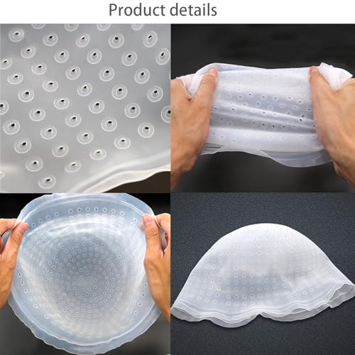 Silicone Hair Highlighting Cap Kit with Hooks & Tools