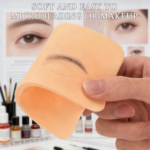 ATOMUS 8pcs 3D Microblading Practice Skin for Eyebrows