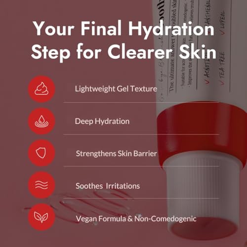 MIZON GoodByeBlemish Soothing Gel Cream with Acnotide, for Sensitive Skin, Breakout Treatment, Acne Spot Treatment (55ml 1.85 fl oz)