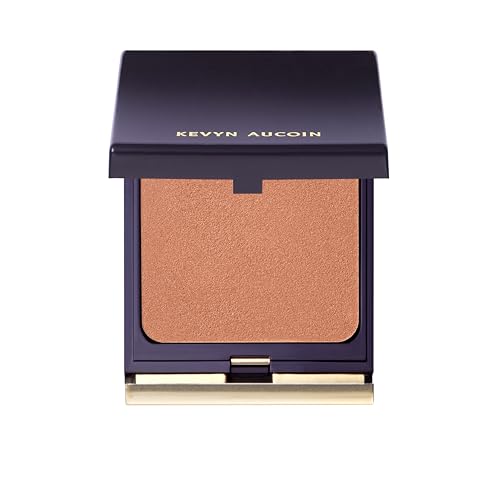 Kevyn Aucoin Sensual Skin Bronzer, Golden Hour - Medium (balanced bronze for medium to tan skin tones): Get a sun-kissed glow. Cream-to-powder formula. Blur texture, pores & fine lines. Made in Italy.