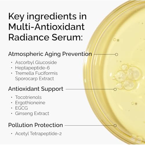 The Ordinary Multi-Antioxidant Radiance Serum, Vitamin C Serum For Face, Brighten & Protect Skin ? Boosts Glow & Shields Against Environmental Stressors, 1 Fl Oz