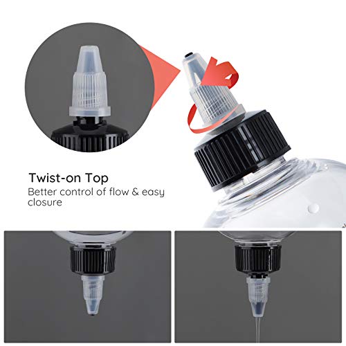 Segbeauty Hair Dye Bottle 16.9oz Twist-On Cap Applicator
