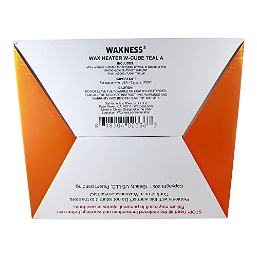 Waxness Wax Warmer W-CUBE Teal 1 lb