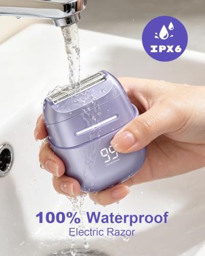 Women's Electric Shaver Waterproof Foil Razor Cordless