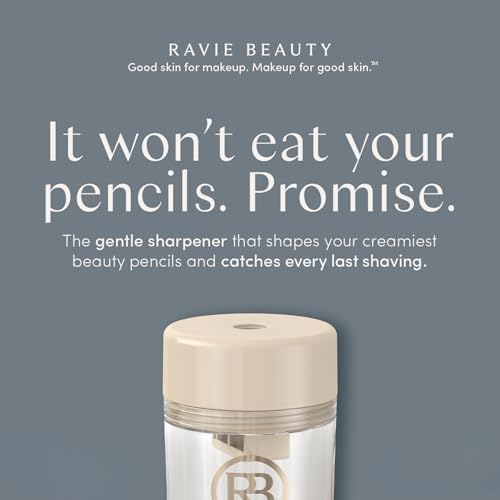 Ravie Beauty Lip & Eye Liner Pencil Sharpener - German Blade, Beige