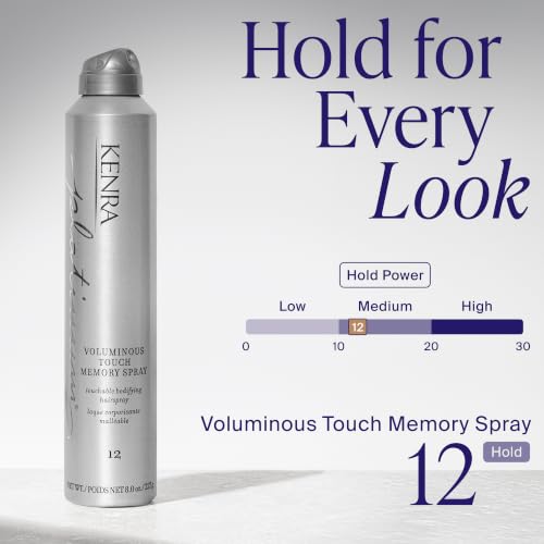 Kenra Platinum Voluminous Touch Memory Hair Spray 8oz - Bodifying, Long-Lasting Style