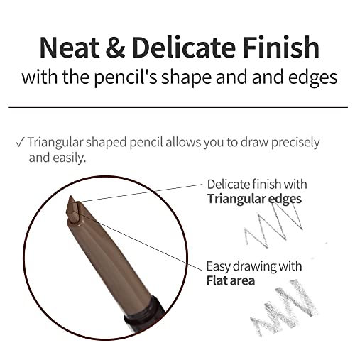 ETUDE Drawing Eyebrow Pencil - Long Lasting Brown