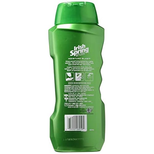 Irish Spring Body Wash, Moisture Blast 18 oz (Pack of 1)