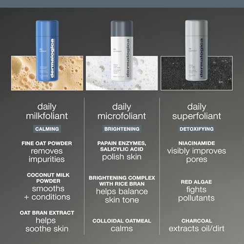 Dermalogica Daily Superfoliant - Deep Pore Face Scrub - Powder Exfoliator that Gently Smoothes and Brightens Skin Fighting Triggers Known To Accelerate Skin Aging