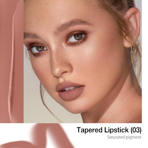 Nude Lip Liner & Lipstick Combo Set - Long Lasting Waterproof