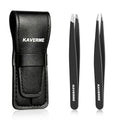 2-Piece Eyebrow Tweezers Set – Slant & Pointed Tips