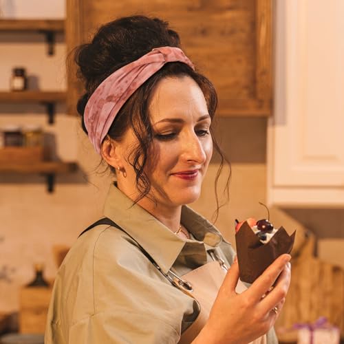 Cobahom 6-Pack Wide Boho Headbands for Women - Soft & Stretchy