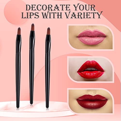 Yaomiao 120 Pcs Disposable Lip Brushes Bulk Makeup Applicators