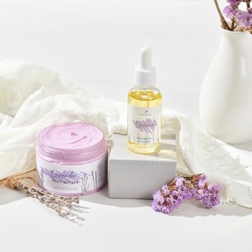 Luxury Spa Gift Basket for Women - Rose Scented Bath Set