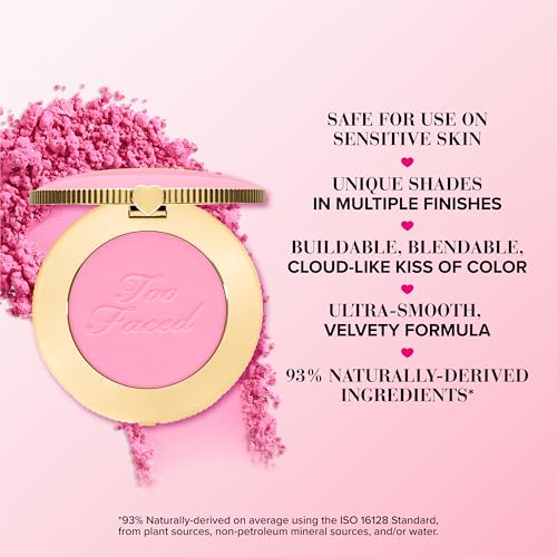 Too Faced Cloud Crush Blurring Blush | Velvety, Blendable, High Pigment Powder Blush for Cheeks, 0.17 Ounce
