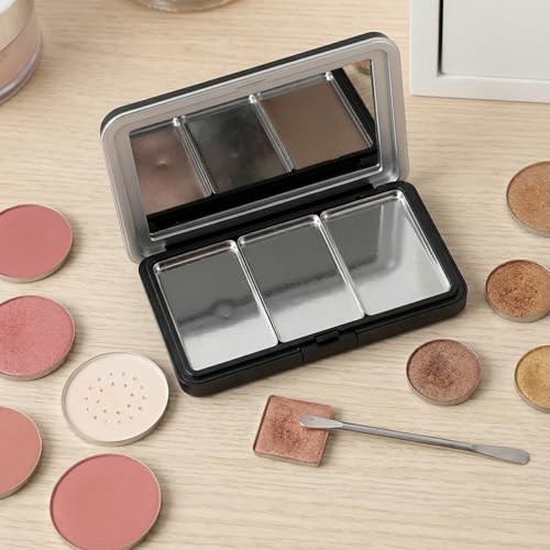 Refillable Magnetic Eyeshadow Palette with Mirror - 3 Grid