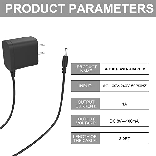 HQ840 Shaver Charger Cord Compatible with Philips HQ840 Norelco Multigroom Series 3000 MG3750 MG3750/50 MG3750/10 MG3750/60 MG3760 MG3760/50 Beard Trimmer Adapter Power Supply Cord Battery Charger