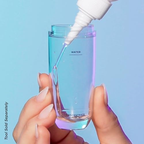 BeautyBio GLOfacial Hydro-Infusion Deep Pore Cleansing + Blue LED Clarifying Set: Tool + Concentrate