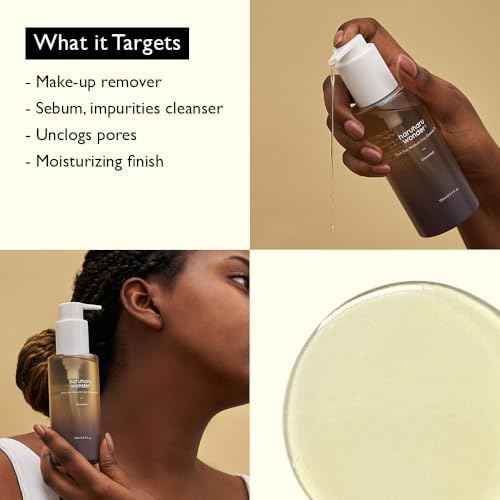 HARUHARU wonder Black Rice Moisture Cleansing Oil, Travel Size, Double Cleansing, Daily Makeup remover, Pore Oil Cleanser, Korean Skincare, Non-comedogenic, Holiday Stocking Stuffer, 1.0 fl oz