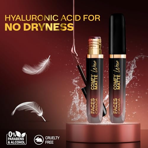 Faces Canada Comfy Matte Liquid Lipstick Cocoa Crush 07